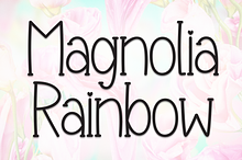 Magnolia Rainbow | Script Font