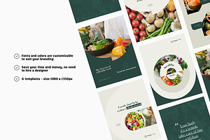 Instagram Canva Templates - Nutri