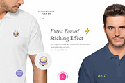 Men Polo Shirt 10x Mock-ups, a Shirt Mockup by Mocca Mockups Store (Thumbnail 4 of 5)