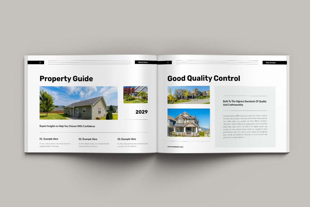 Real Estate Landscape Template, a Brochure Template by Pixelpick (Photo 5 of 10)