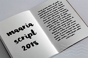 Maaria Handwriting Script Typeface, a Script Font by PARAMAJAN (Thumbnail 5 of 8)