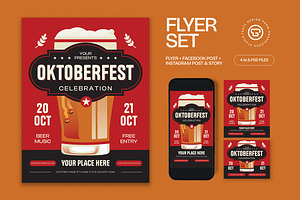 Oktoberfest Flyer, a Flyer Template by graphicook