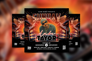 Night Club Flyer, a Flyer Template by StarPixles11