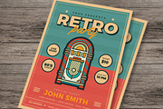 Modern Retro Jukebox Party Flyer, a Flyer Template by Guuver (Thumbnail 3 of 3)