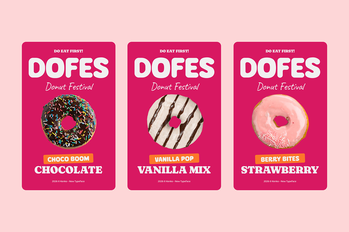 Koeko – Fun Display Font, a Font by Studio Moara (Photo 3 of 7)