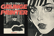 Poster Bad Print Grunge Paper Effect, a Layer Style Add-On by smishura (Thumbnail 1 of 7)