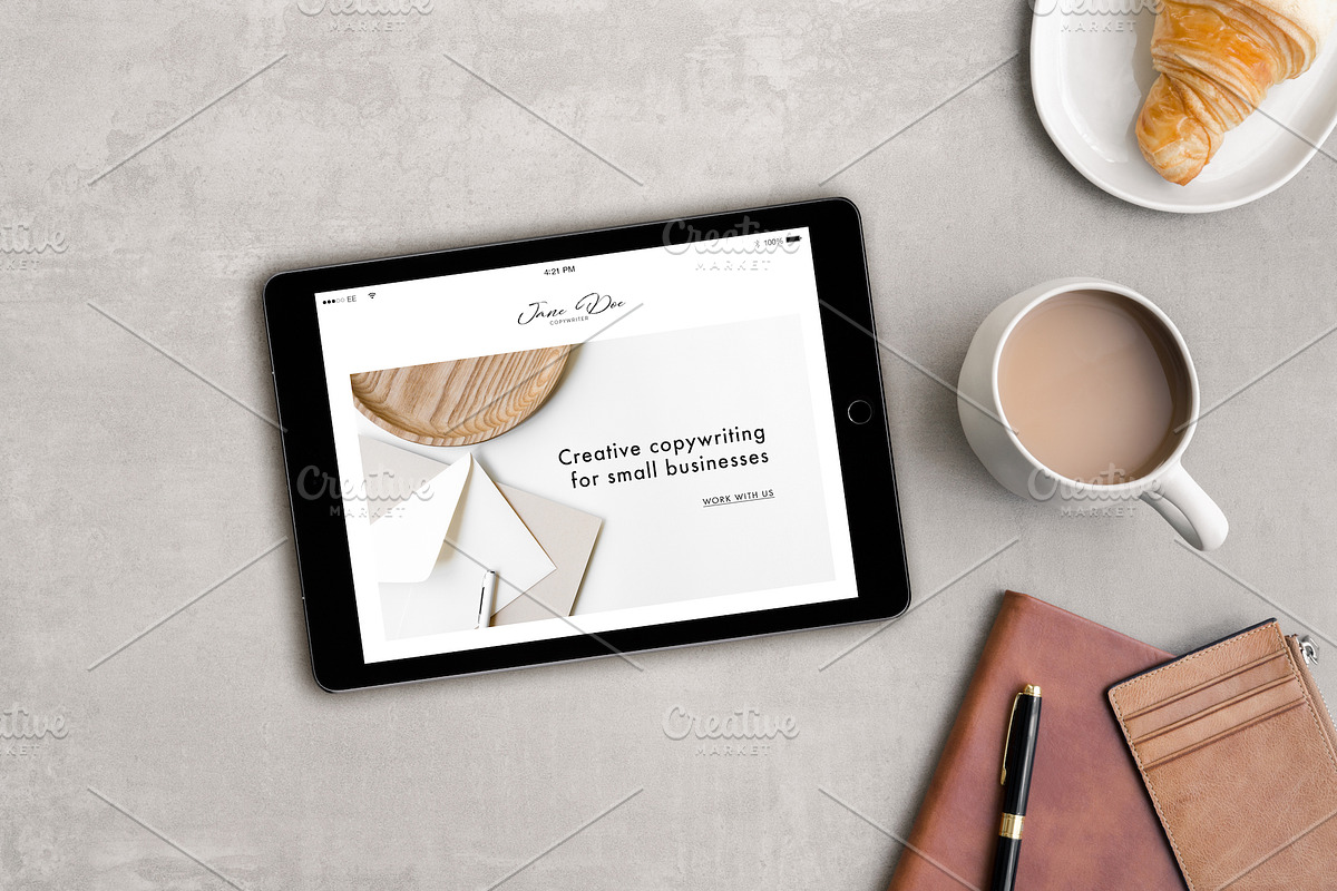 Tan iPad Photo Mockup Bundle, an iPad Mockup by Moyo Studio (Photo 8 of 8)