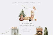 MY FIRST CHRISTMAS Watercolor Set, a Decorative Illustration by Muse Artist (Thumbnail 3 of 25)