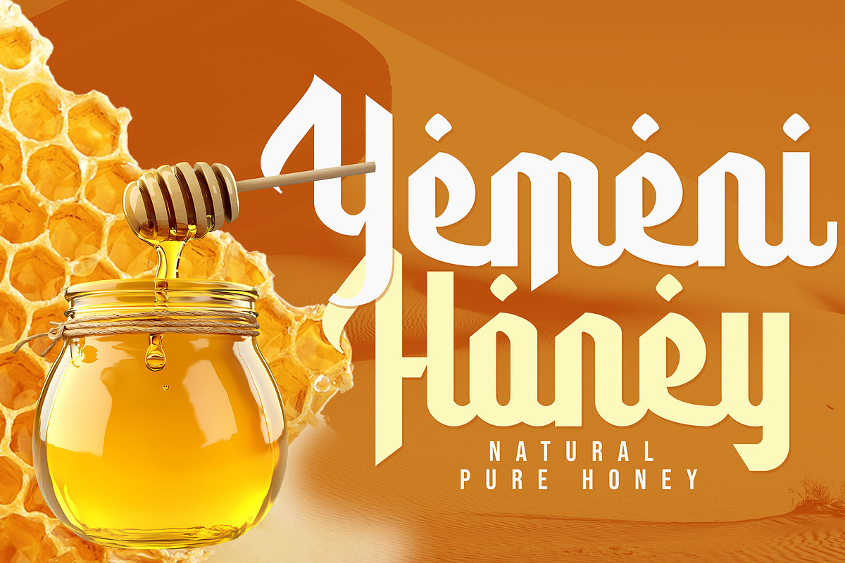 Hamzah, a Font by Omotu Studio (Photo 4 of 20)