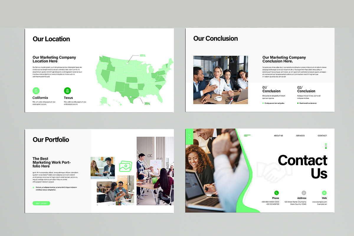 Marketing Plan Presentation Template, a Presentation Template by MightyDesign (Photo 5 of 8)