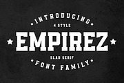 Empirez - Slab Serif, a Slab Serif Font by Almarkhatype (Thumbnail 1 of 12)