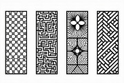 Black Decorative Laser Cut Design, an Illustration by BIPLOB EXPERT (Thumbnail 2 of 9)