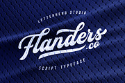 Flanders Script, a Script Font by Letterhend Studio (Thumbnail 1 of 8)