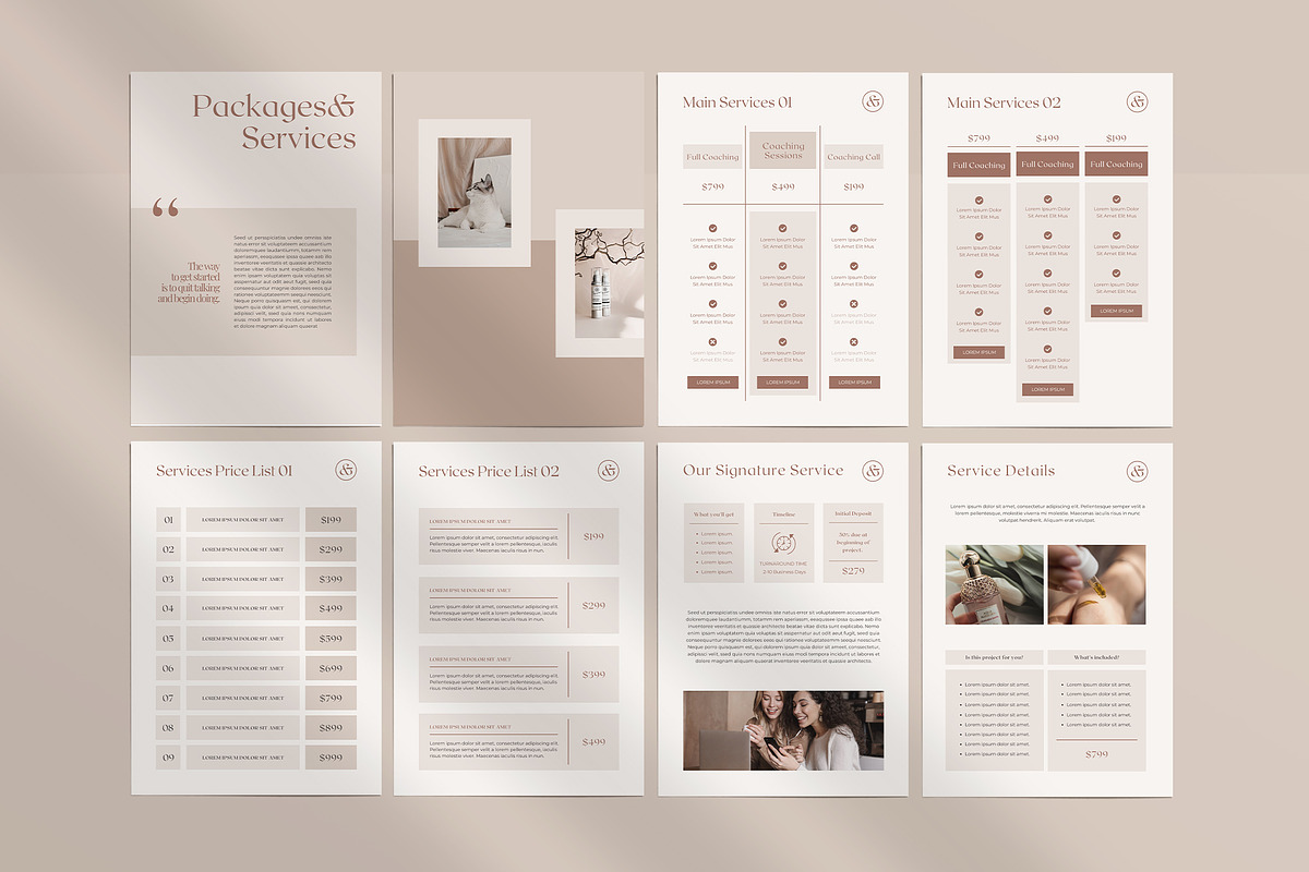 Services and Pricing Guide Template, a Templates & Theme by Eesome Design Studio (Photo 5 of 7)