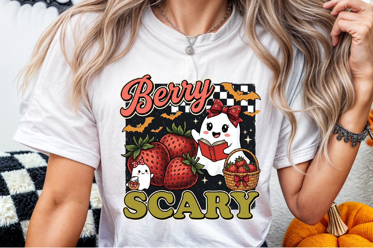 Berry Scary Png-Halloween Cute Ghost, an Object Illustration by Sublimation Artist (Photo 6 of 9)