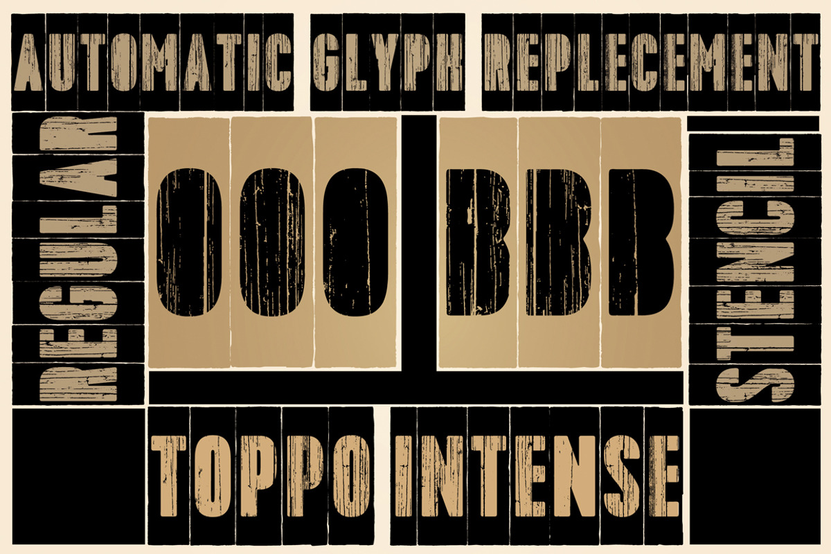 Toppo family fonts - 50% off preview 4