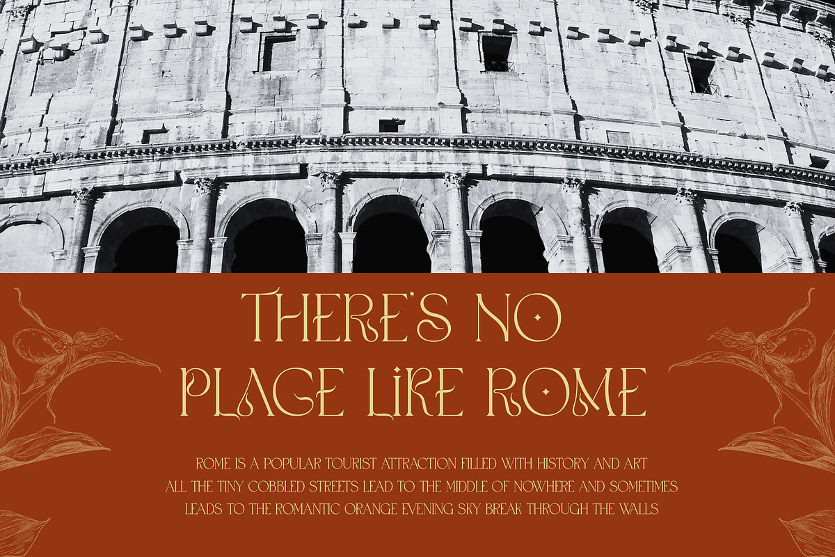 Vamos Unique Serif Typeface, a Serif Font by Alfinart (Photo 3 of 10)