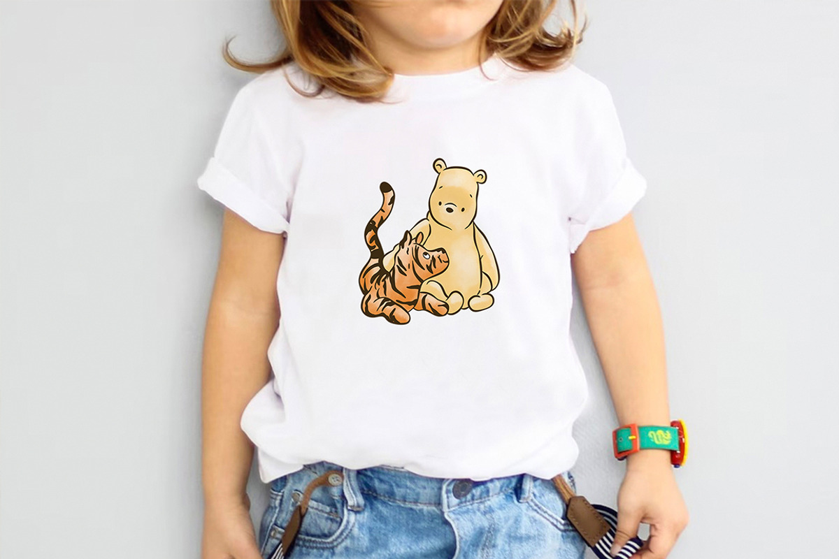 Classic Winne the Pooh Clipart, an Animal Illustration by SvetaArtStore (Photo 5 of 6)