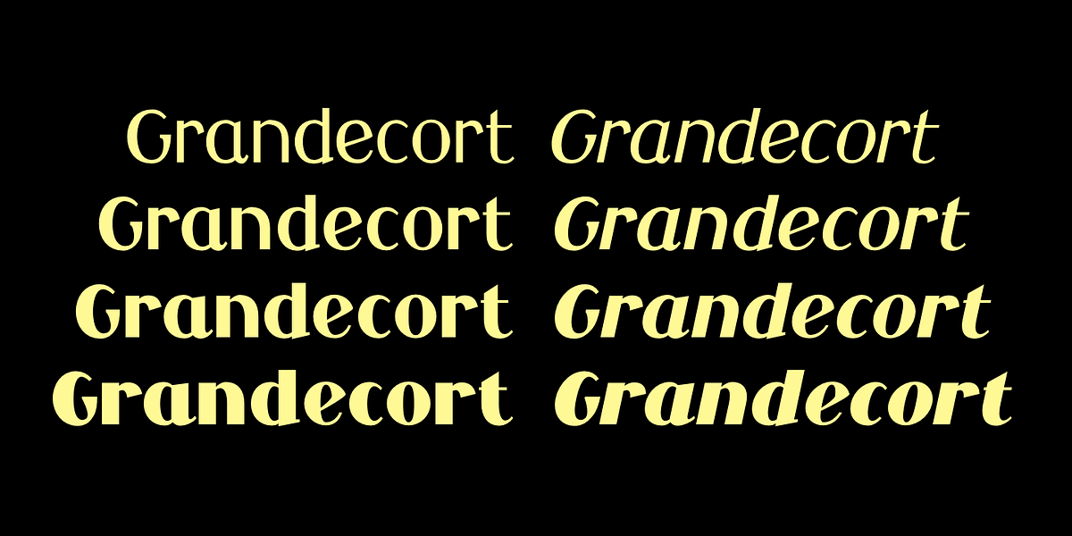 Grandecort, a Sans Serif Font by Ingrimayne Type (Photo 3 of 9)