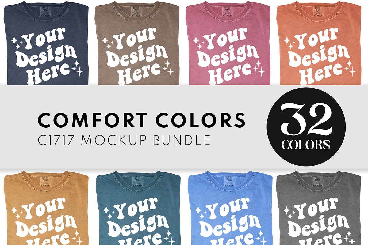 Comfort Colors 1717 Mockup Bundle CC, a Mockup by creativsupply (Photo 1 of 4)
