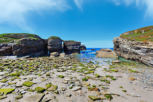 Summer Atlantic coast and beach (Galicia)., a Nature Photo by YuriyB