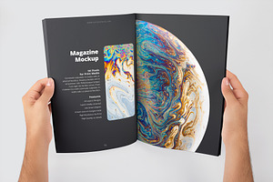 A4 Magazine Mockup 05