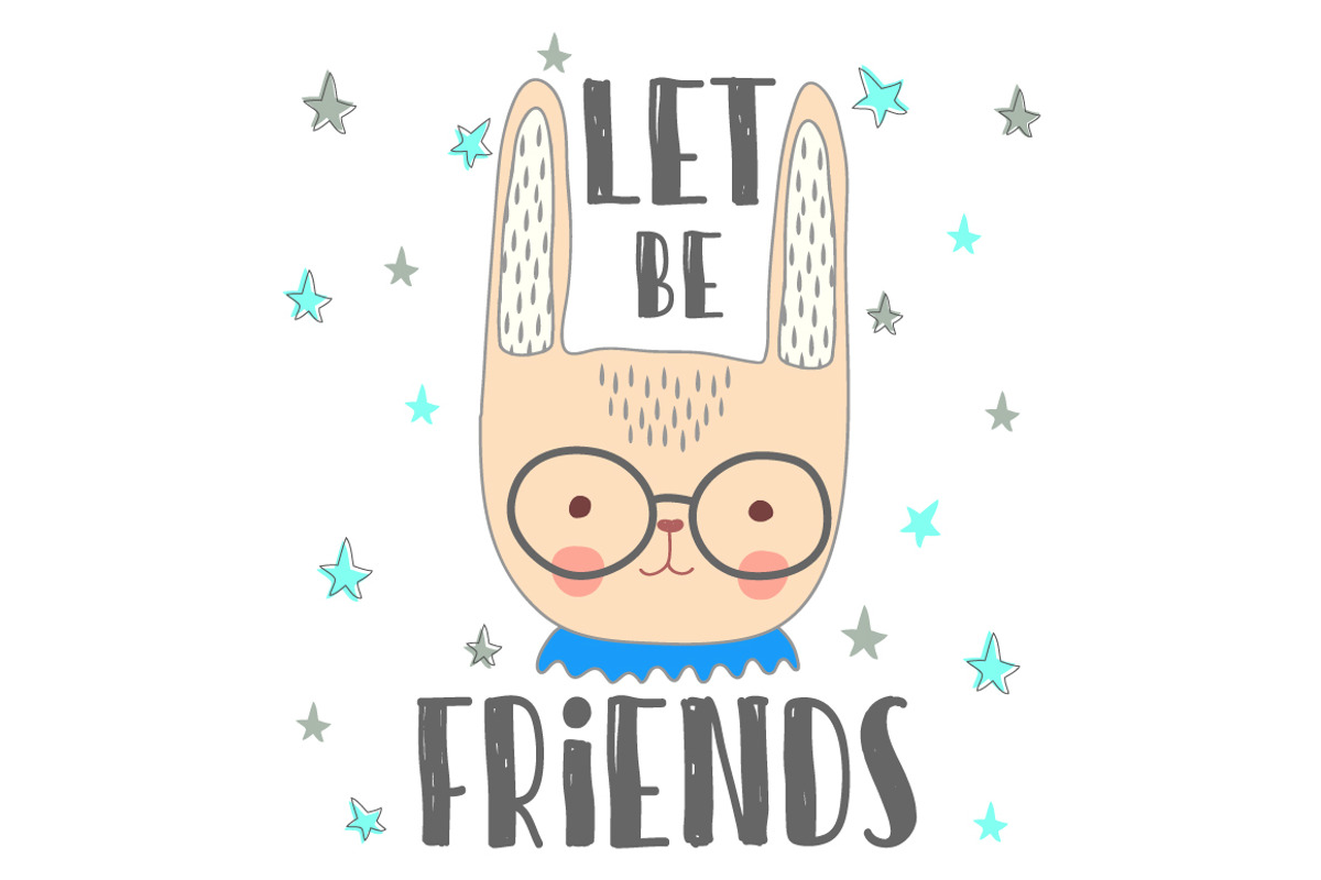 Kid's prints.Stylized cute animals, a Background Graphic by Tierre3012 (Photo 8 of 21)