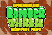 Bomber Throw Graffiti Font, a Font by Blankids Studio (Thumbnail 1 of 6)