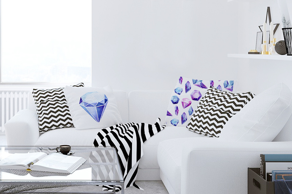 watercolor crystals, an Object Graphic by YuliaBiser (Photo 3 of 4)