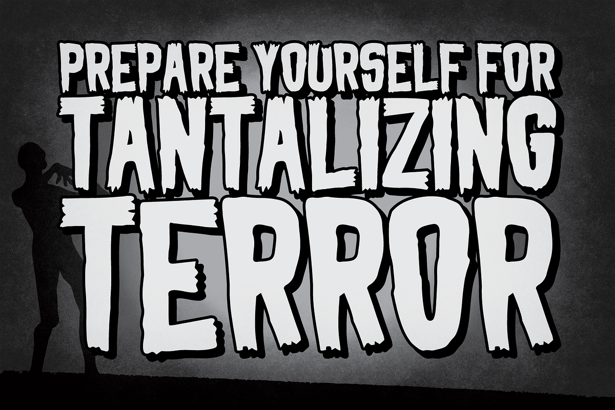 Fantasmagoria Halloween font, a Sans Serif Font by Amber Nest Design (Photo 2 of 5)