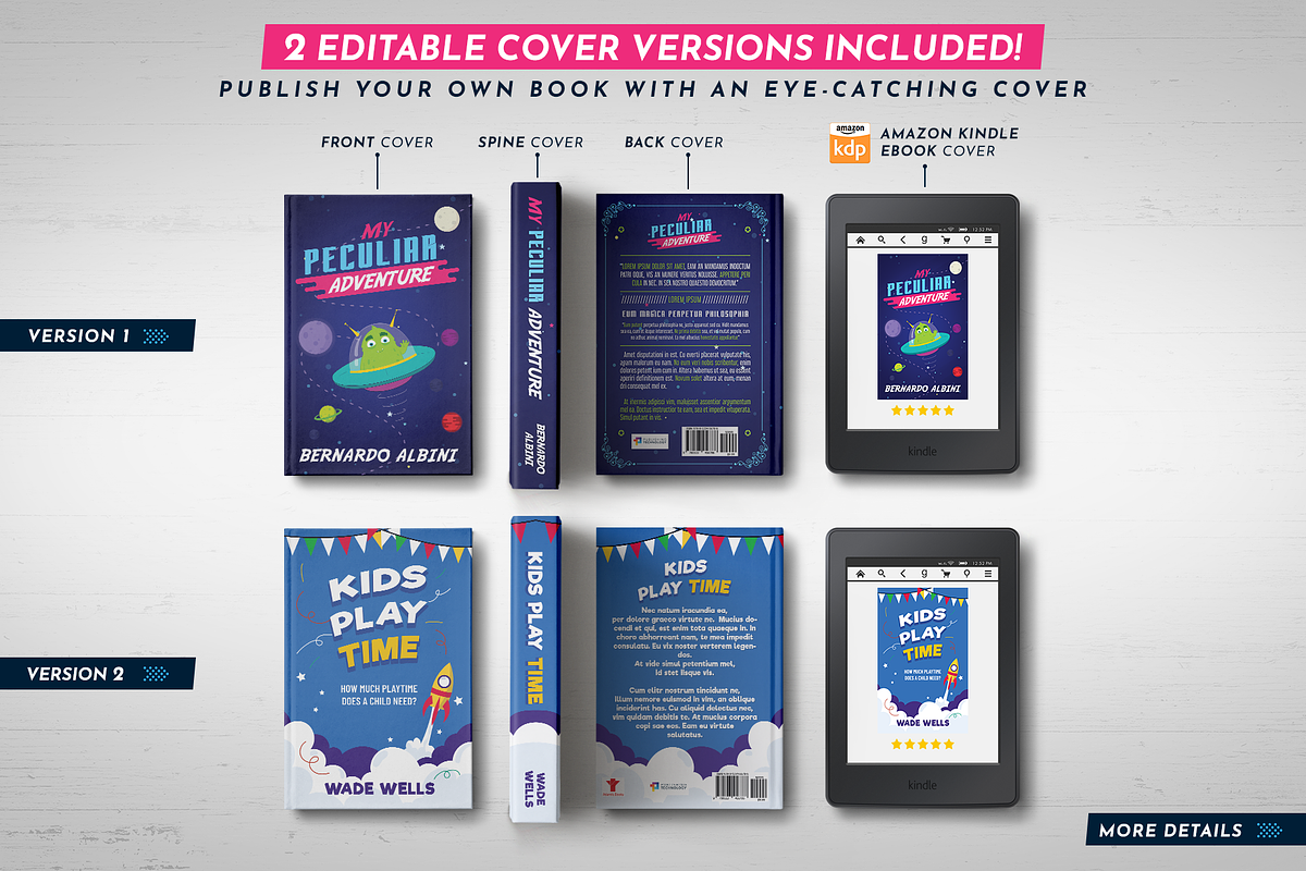 Book Cover Template 65, a Templates & Theme by Digital Goods (Photo 2 of 11)