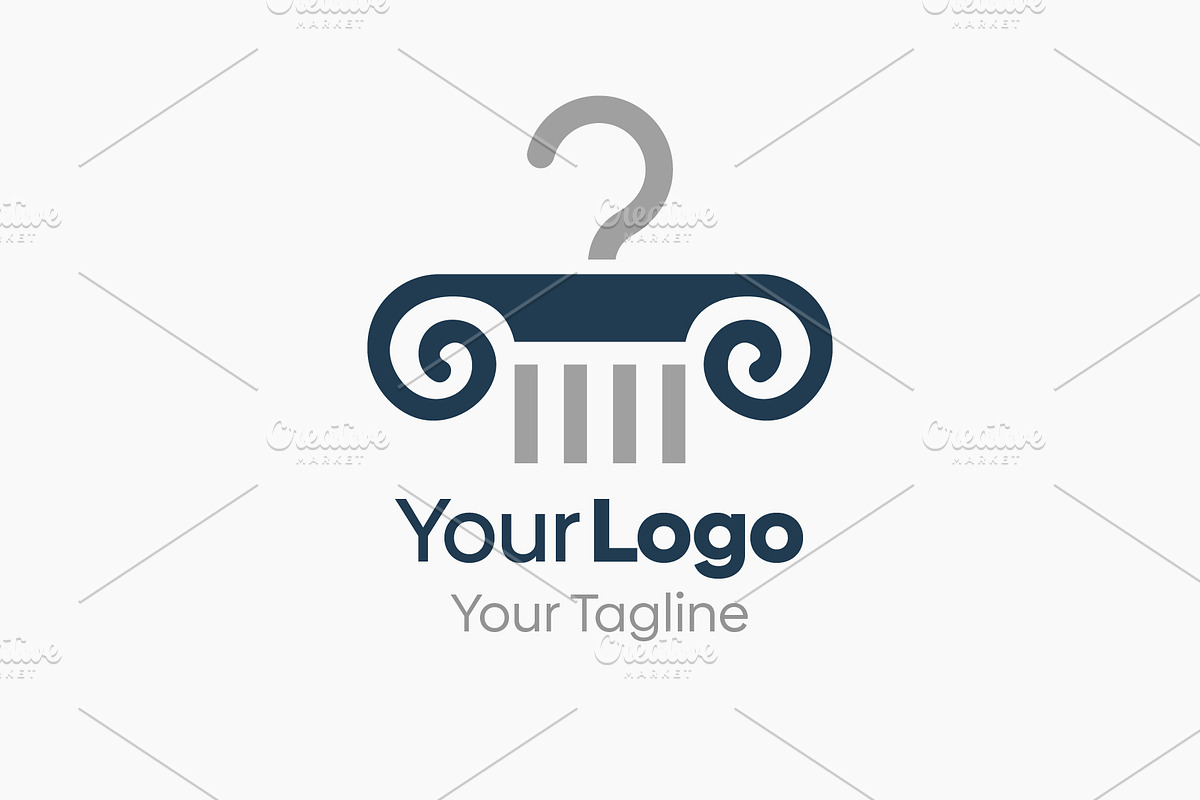 Pillar Laundry Logo Template, a Branding & Logo Template by Grapixy (Photo 2 of 3)