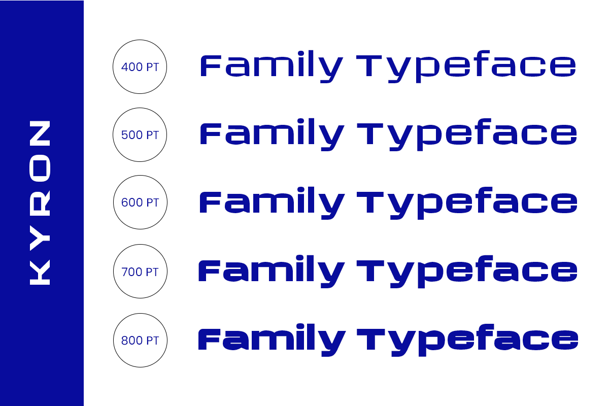 Kyron - Futuristic Modern Font, a Sans Serif Font by roomspace creative lab (Photo 9 of 10)