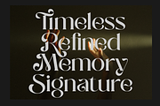 Milky Noire, a Serif Font by zeenesia (Thumbnail 5 of 14)
