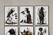 Dark Academia Portraits Gothic Png, an Illustration by one-touch (Thumbnail 5 of 18)