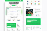 Nimbus SaaS Website Landing Page UI, a Landing Page Template by DesignBox (Thumbnail 2 of 2)
