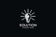 Solution Light Bulb Key Logo Design, a Branding & Logo Template by Signatoro (Thumbnail 2 of 3)