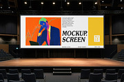 Conference Event Stage Screen Mockup, an Advertising Mockup by smishura (Thumbnail 3 of 10)