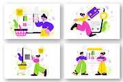 10 Smart Retail Store Illustration, a Technology Illustration by denayunebgt (Thumbnail 2 of 4)