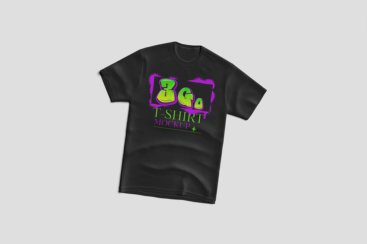 T-Shirt Mockup T Shirt, a Merchandise Mockup by Pikachudesign (Photo 4 of 4)