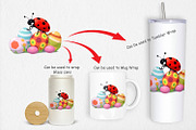 Easter Ladybug Clipart, a Graphic by Artnoy (Thumbnail 4 of 5)