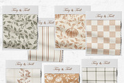 Twig & Twill-Autumn Neutrals, a Pattern Graphic by InaCorart (Thumbnail 4 of 13)