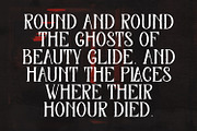 Xrozla Scary Serif Horror Display, a Serif Font by Maulana Creative (Thumbnail 6 of 7)