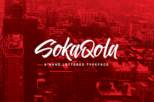 SokaQola Hand-lettered Font