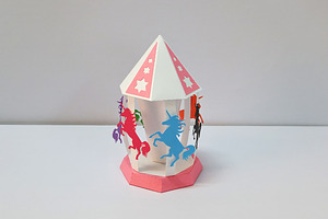 DIY Carousel - 3d Papercraft