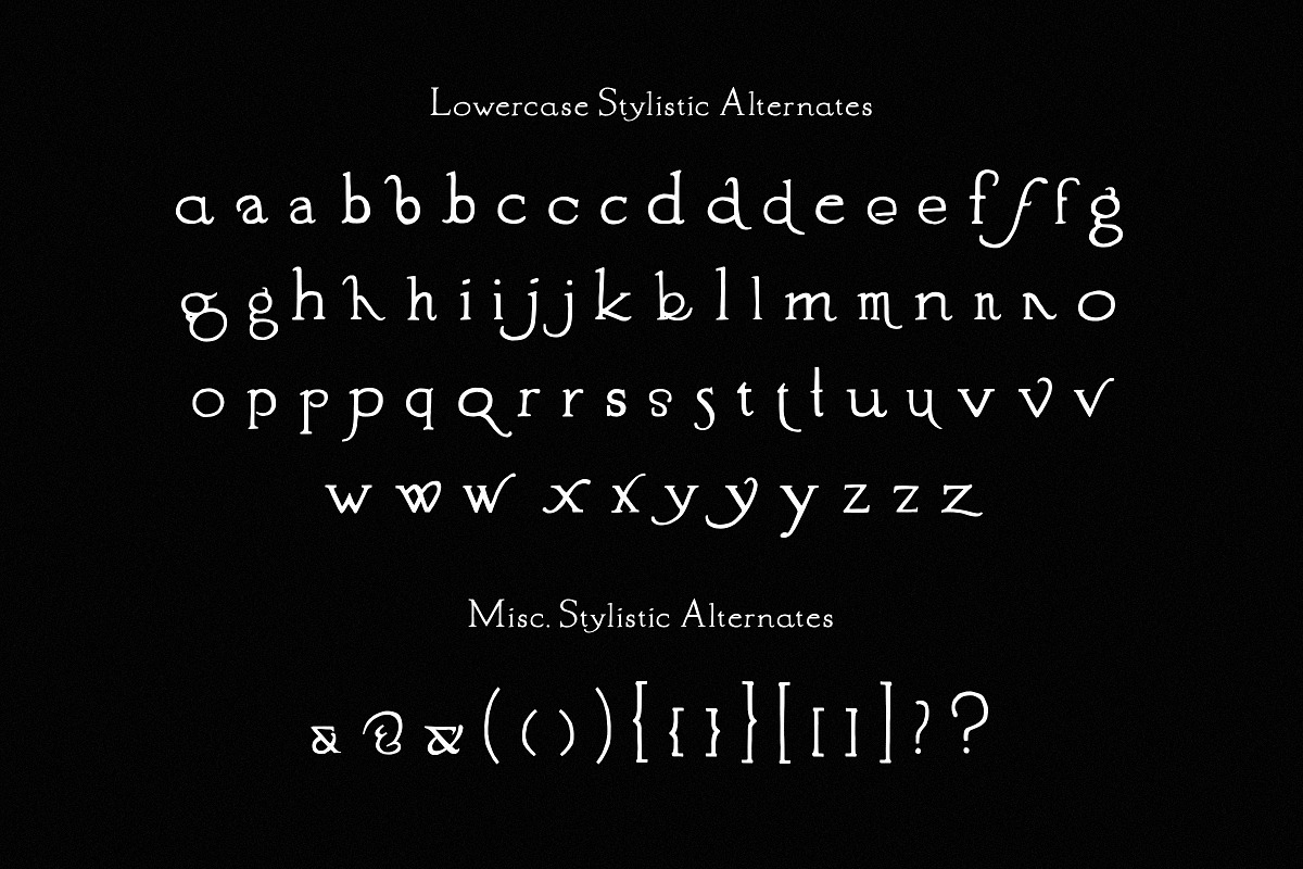 Kindred - Stylistic Alternates Font, a Serif Font by Tom Chalky (Photo 5 of 8)