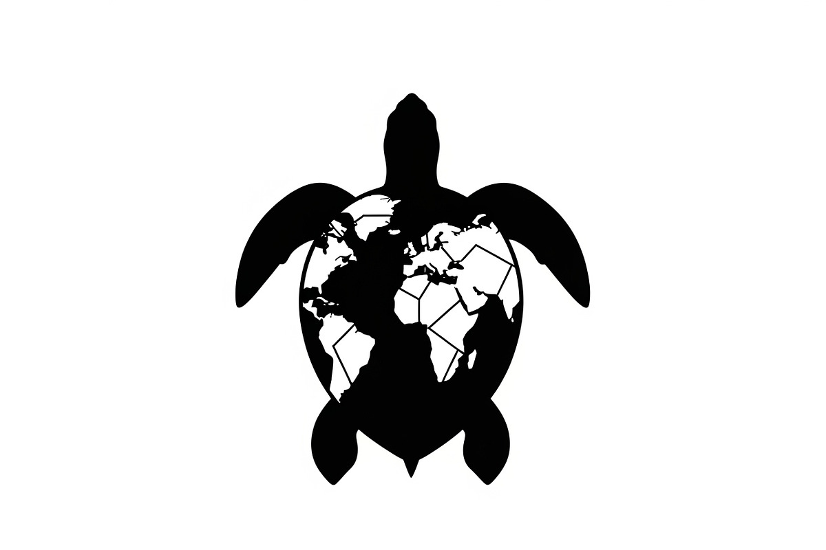 World Map Sea Turtle Bundle, an Illustration by Gaye Art (Photo 16 of 31)