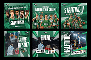 Basketball Team Instagram Templates, a Social Media Template by Bornx Design (Thumbnail 5 of 6)