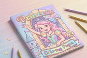 Magical Princess Coloring Book Vol24, a Person Illustration by ikarifq shop (Thumbnail 2 of 7)