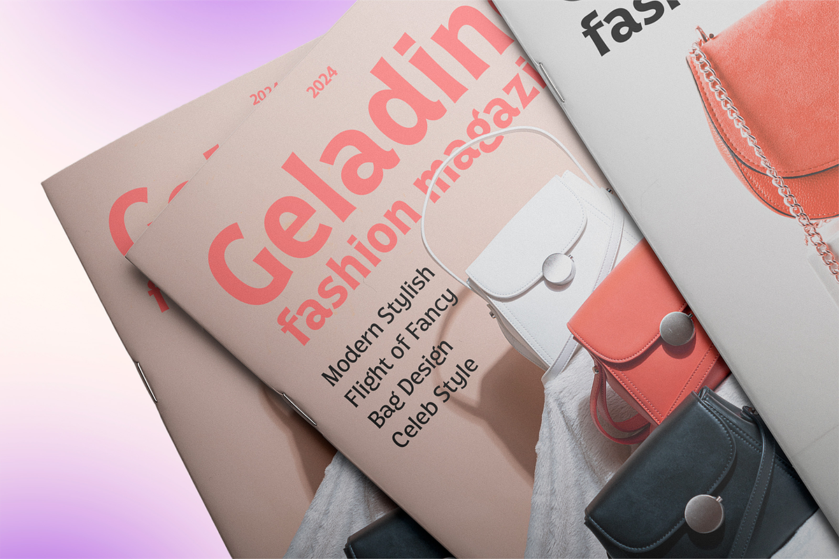 Geladine – Fluid Flare Sans, a Sans Serif Font by Almarkhatype (Photo 11 of 11)